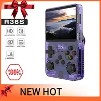 Nueva consola de juegos portátil R36S, pantalla IPS de 3,5 pulgadas, gran almacenamiento: sistema Arkos de 64GB/128GB, compatible con múltiples idiomas