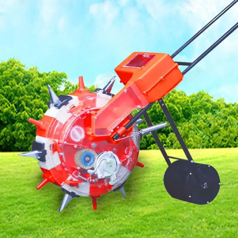 

For m Manual Hand Push Planter Pot for Planting Corn Soybean Seeds for Agriculture and Farming m