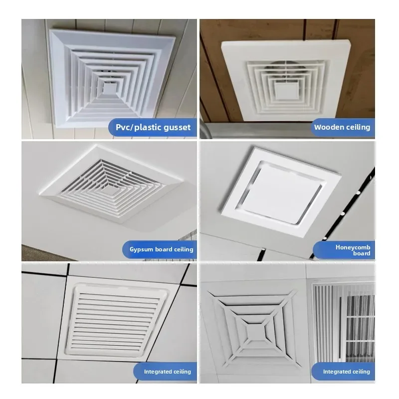 220V geïntegreerde plafondafzuigventilator keuken badkamer stille sterke ventilatie DC