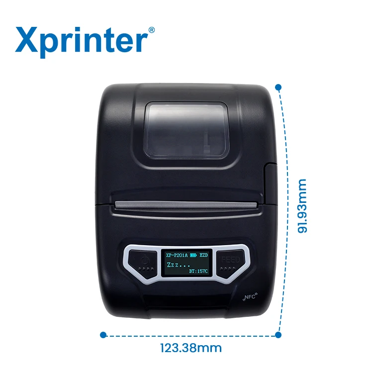 

XP-P201A China Manufacturer 58mm Bluetooth Printer With 2550mah Battery Mini Thermal Printer