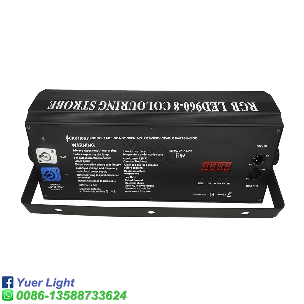 Imagem -03 - Luzes Estroboscópicas Led com Flight Case Pcs 4in 8pcs