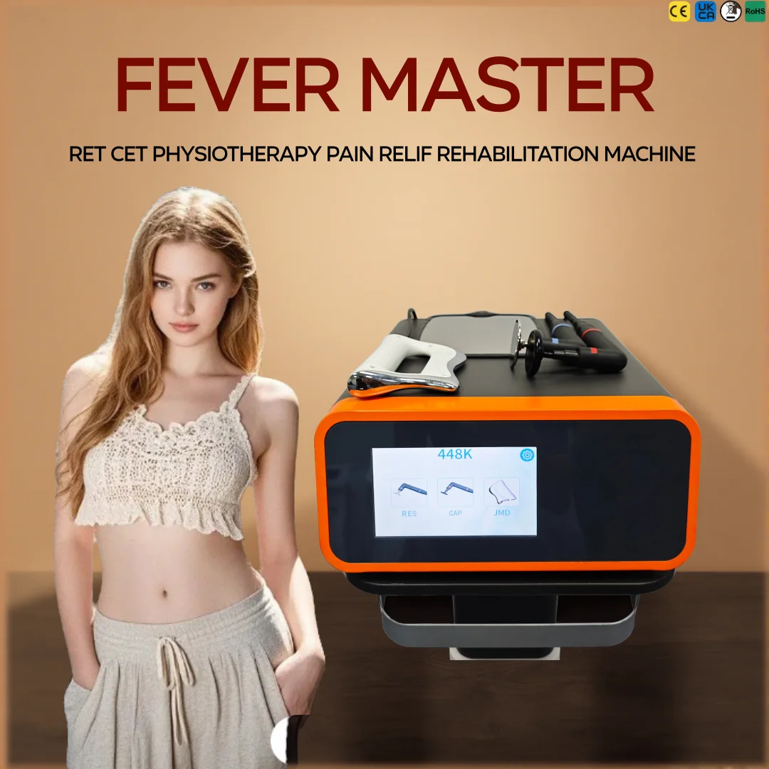 448Khz CET RET Tecar Device INDIBA Physical Therapy Machine Rf High Radio Frequency Diatermia Pro Loss Weight Health Care System