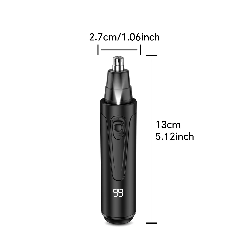 USB charging four in one men's multifunctional electric nose hair trimmer, beard trimmer, sideburns trimmer, electric shaver view 2