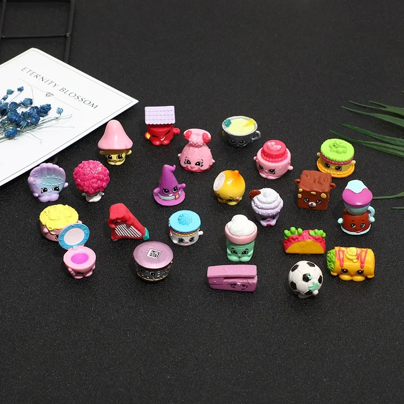 Anime 3D Rare Shop Game Market Gadget Figures Kawaii Cute Fruit Food Furniture Vegetable Model Collectible Toy Gift for Lady