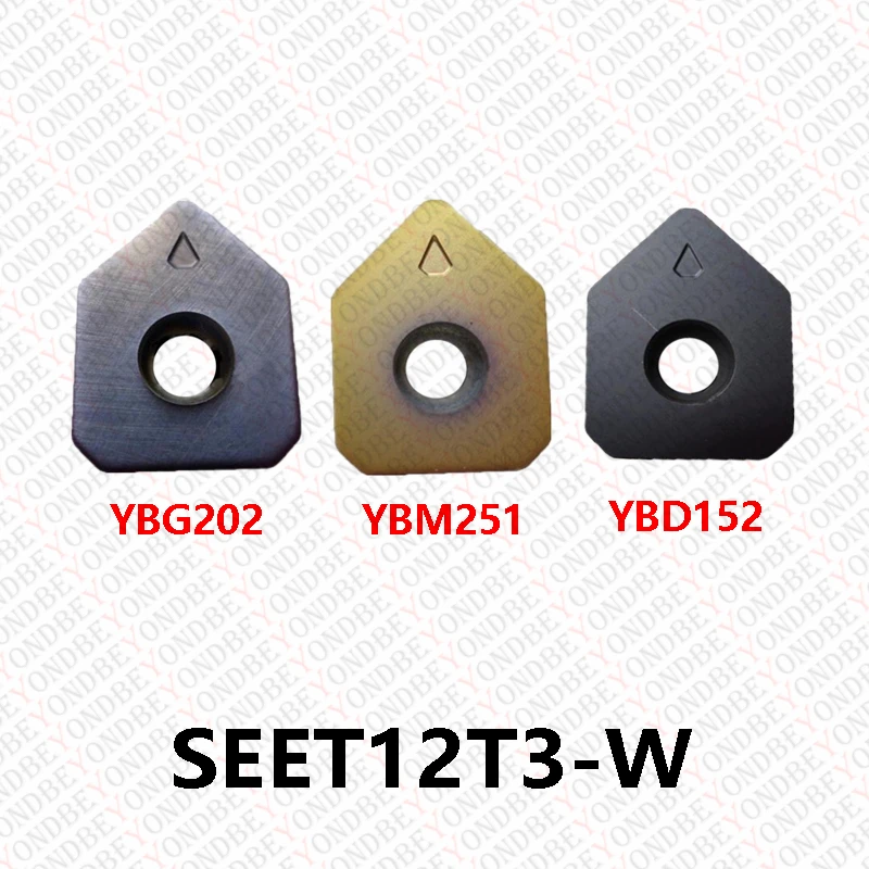 

Оригинальный SEET12T3-W YBG202 YBM251 YBD152 SEET12T3 с чпу устричный карбид вставляет токарный станок для фрезерования лица 45 градусов
