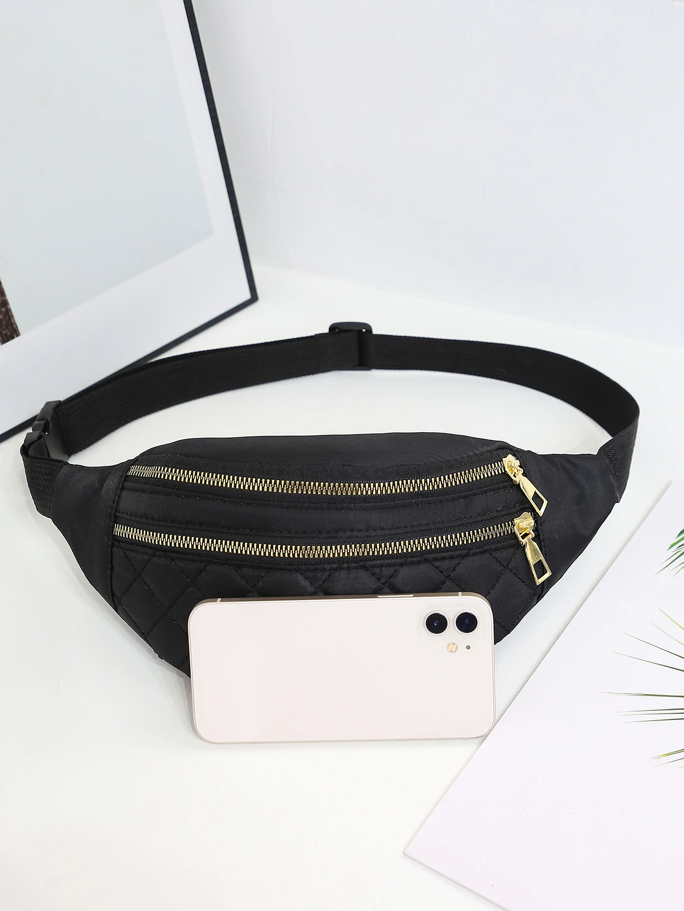 Women Waist Bag Fanny Pack Chest Bags Hip Bum Bag Ladies Travel Belt Bag Crossbody Money Pouch Chest Bags Belt Purse Pocket