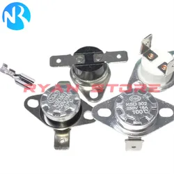 2PCS KSD302 10A 16A 250V 0-300 Degree KSD301 Normally Closed Temperature Switch Thermostat 0C 10C 110C 130C 150C 180C 300C