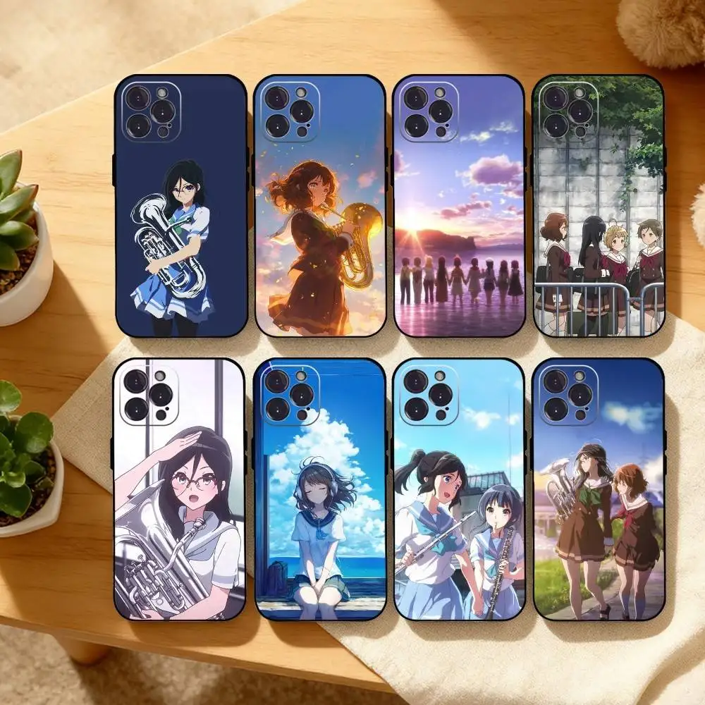 

Anime S-Sound! E-Euphonium Phone Case For iPhone17,16,15,14,13,12,Plus,Pro Max, 5G Others Soft Black Cover