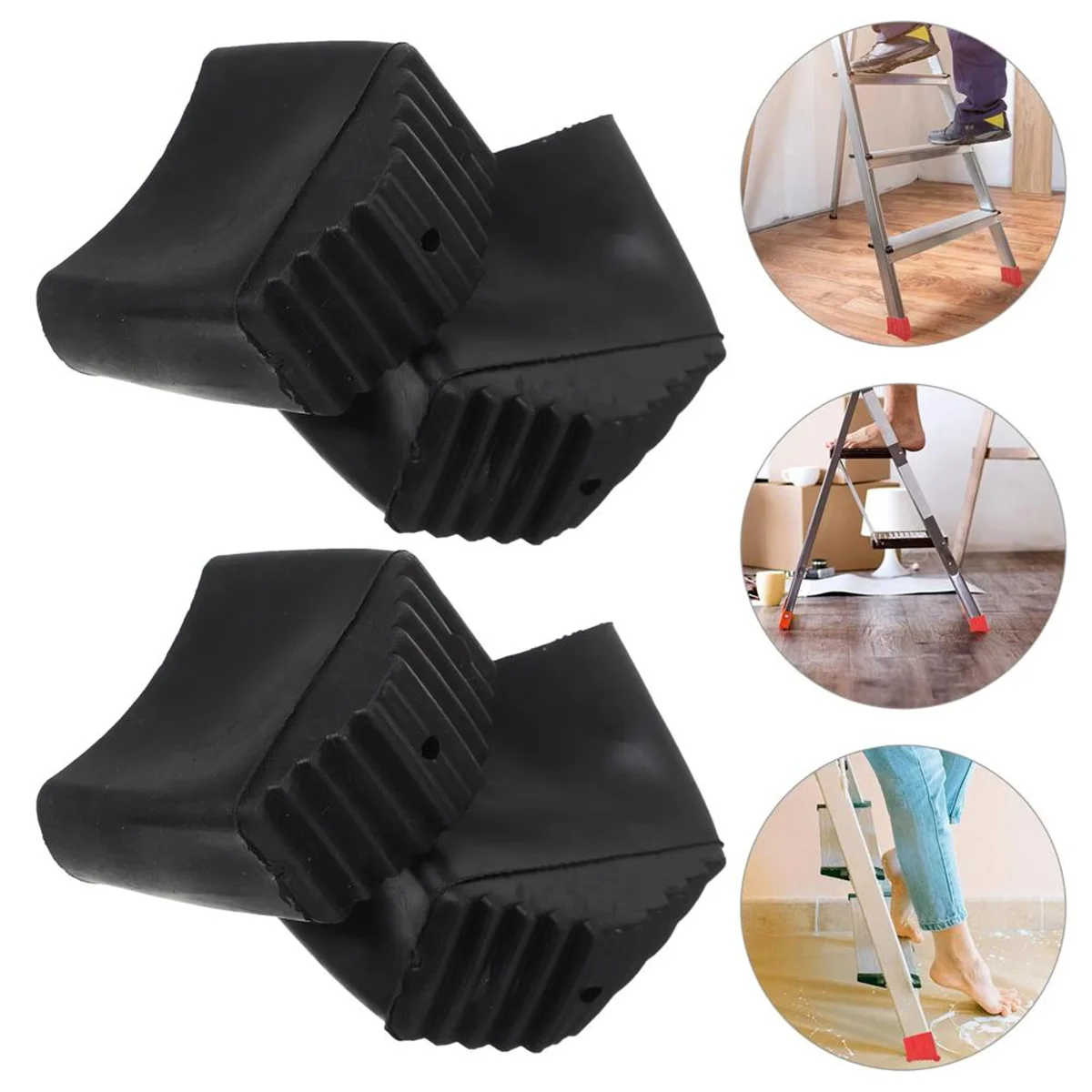 A002 4pcs Ladder Foot Pad Multi Function Ladder Feet Cushion Household Ladder Covers
