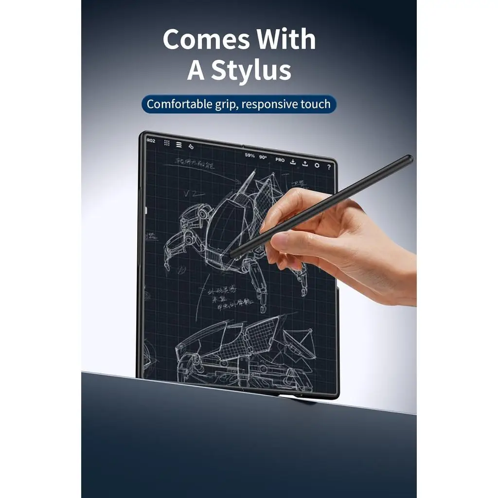 360 °   Obrotowy uchwyt magnetyczny do etui Galaxy Z Fold 8 Ultra z uchwytem na rysik S Pen i ochroną zawiasu — zdjęcie produktu 4