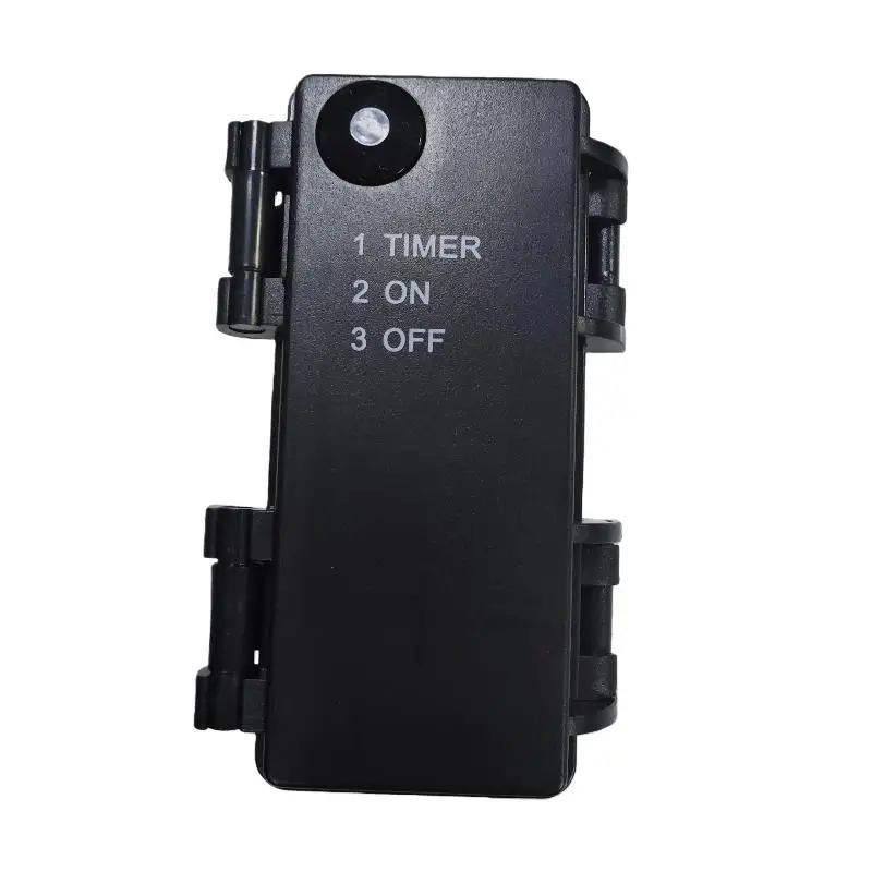 1Pcs 2 Sections AA Battery Holder 3V No.5 Waterproof And Dustproof Battery Cartridge With Timing Function