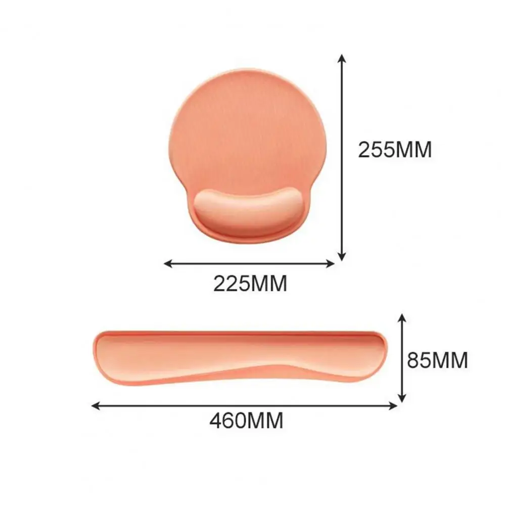 Tappetino da polso ergonomico con supporto per le mani Tappetino per mouse per computer da gioco 3D impermeabile con fondo antiscivolo resistente alle macchie ad alta elasticità