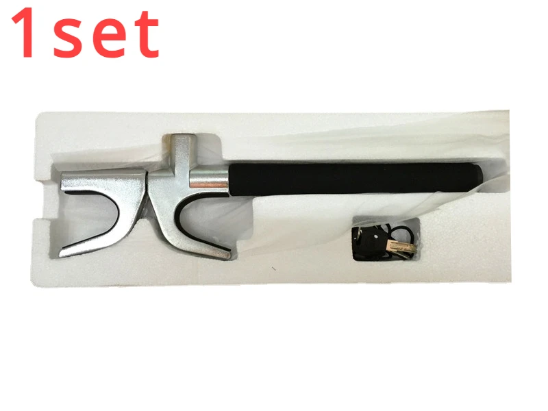 For High-quality Anti-theft Steering Wheel Lock Car Universal Telescopic Lock Free Shipping A Heavy Safety Lock with A Key