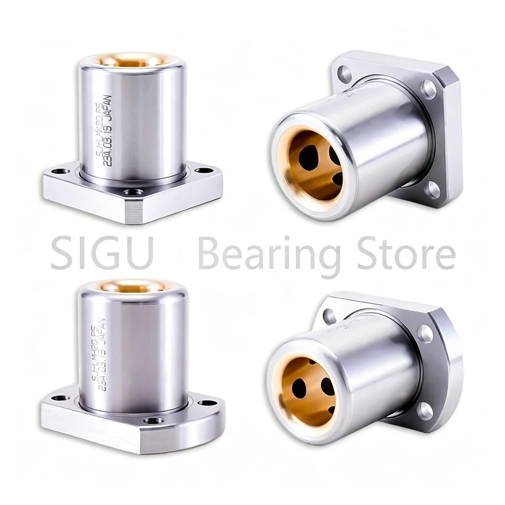 Japan Imported Copper-Steel Linear Bearings SJ-LMK 35 35L 40 40L 50 50L 60 60L 80