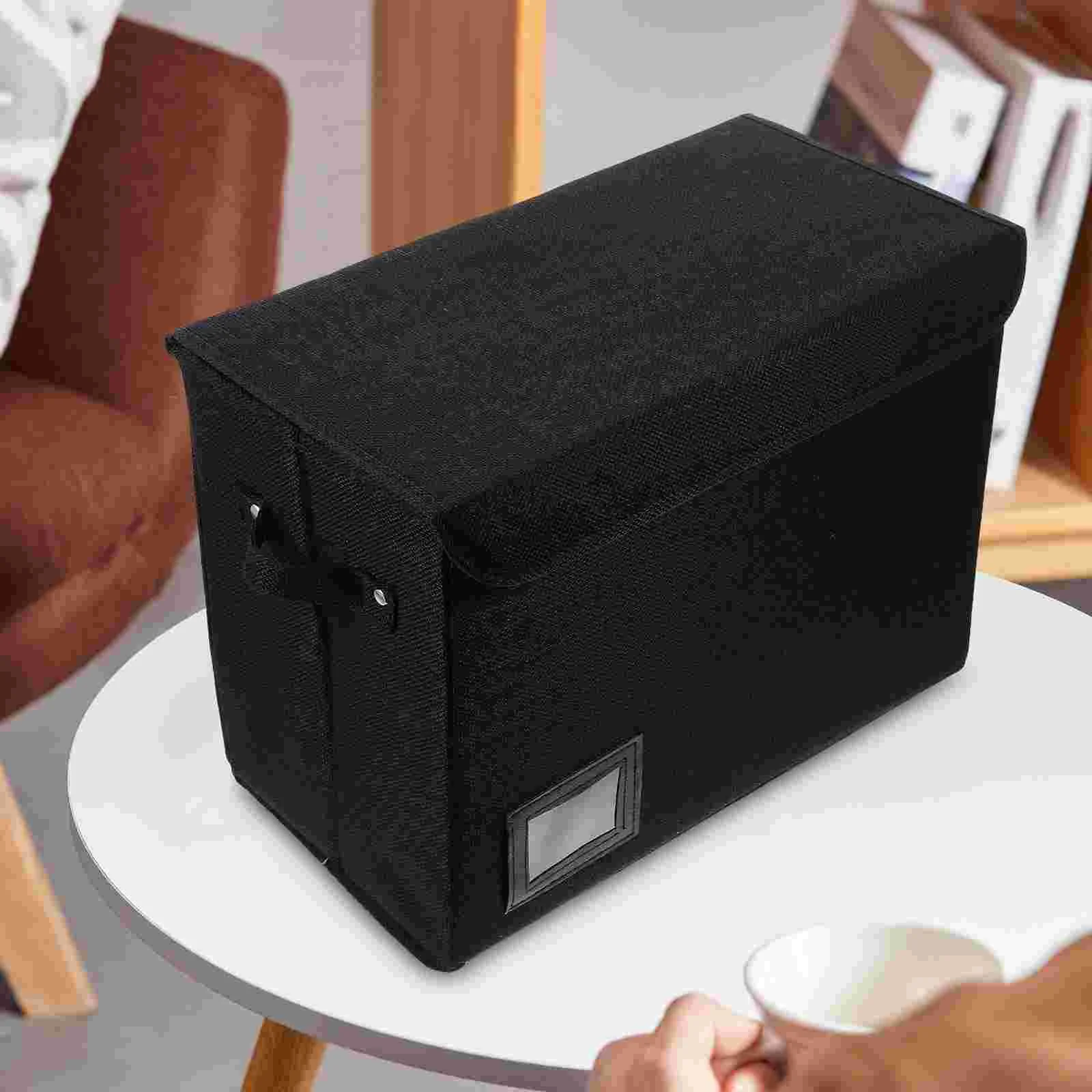 Fabric Folding Storage Box Comic Book Holder Display Case Collapsible Containers Bins Baby Clothes Washable