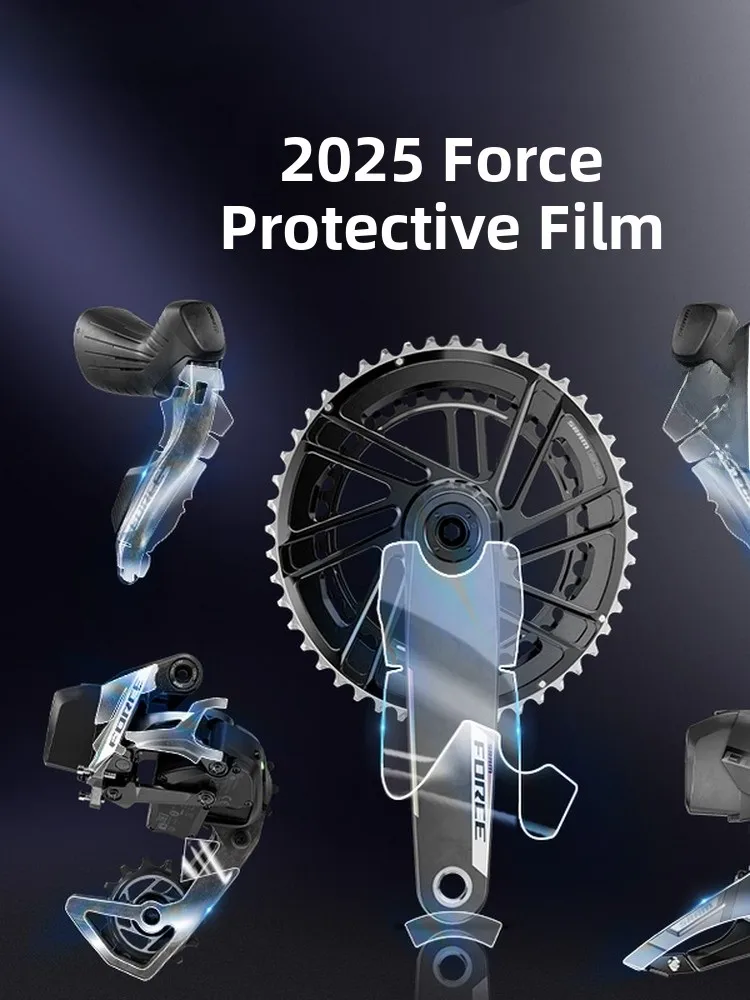 

25 насадок Sram Force Kit Защитная пленка подходит для Qui Joining Защитная головка кривошипа Изменение скорости Защитная пленка...
