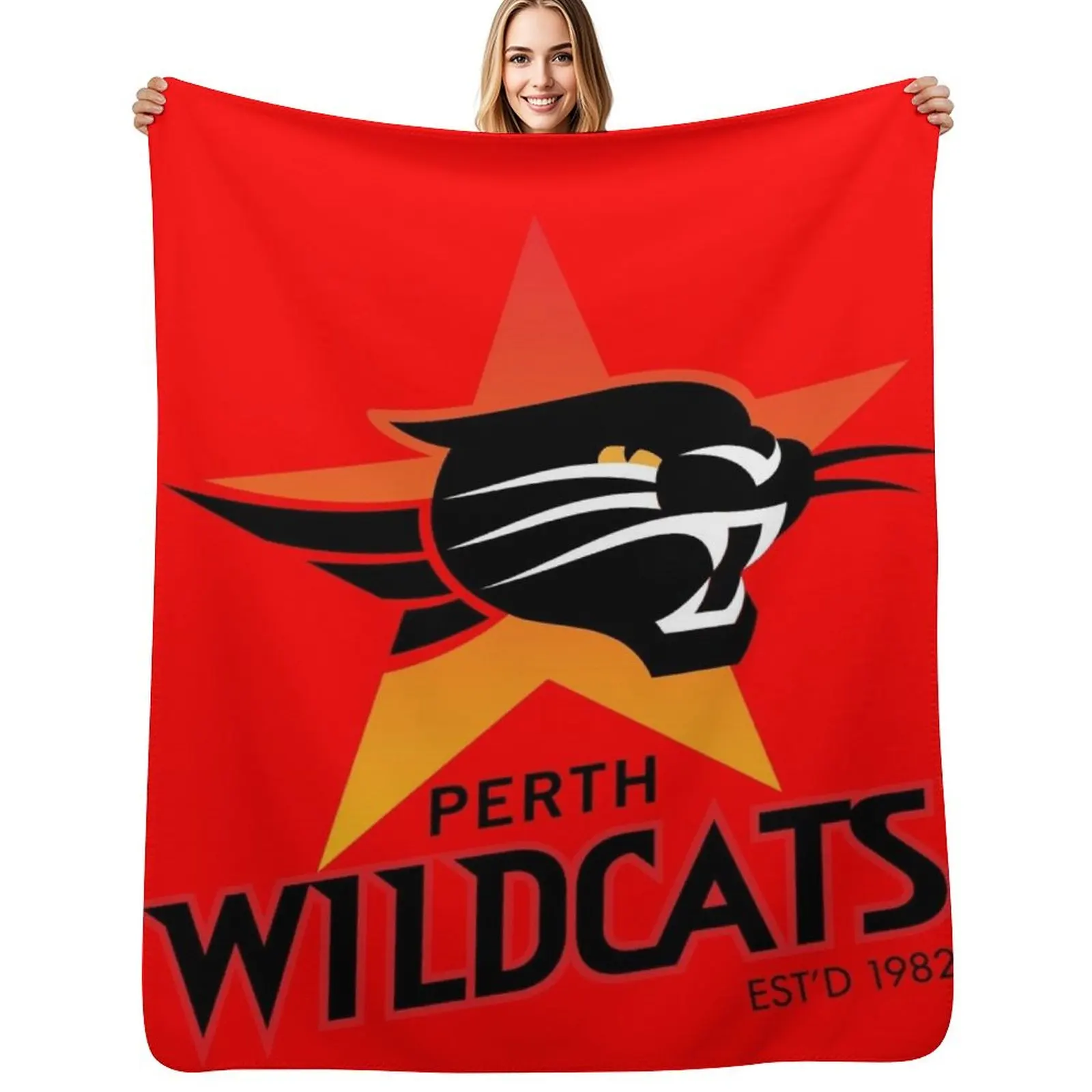 

The Perth Wildcats Throw Blanket Polar Single Fashion Sofas For Baby Blankets