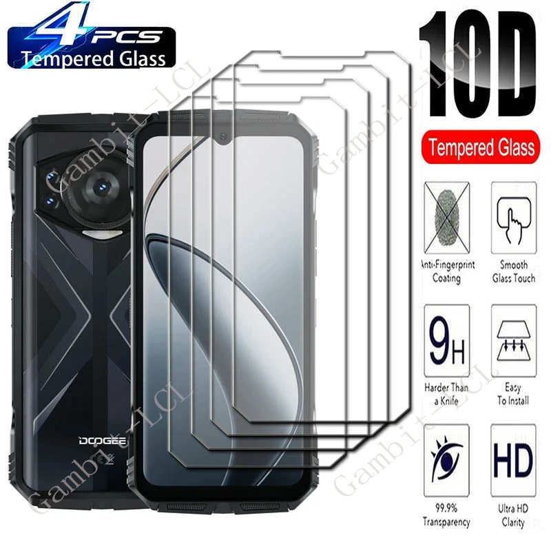 4PCS For Doogee S118 Pro Screen Protective Tempered Glass ON DoogeeS118Pro DoogeeS118 S118Pro 6.6" Protector Cover Film