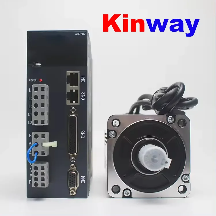 Kinway supplier Single Phase 600w servo motor controller ac servo motor 600w for sewing machine