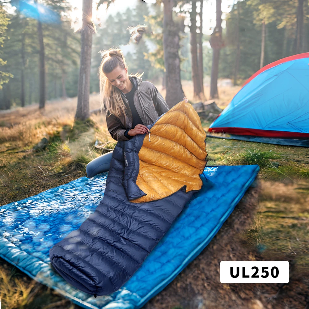 

Ultra-light down sleeping bag, waterproof and warm, three-season sleeping bag, ultra-light camping sleeping bag, outdoor camping