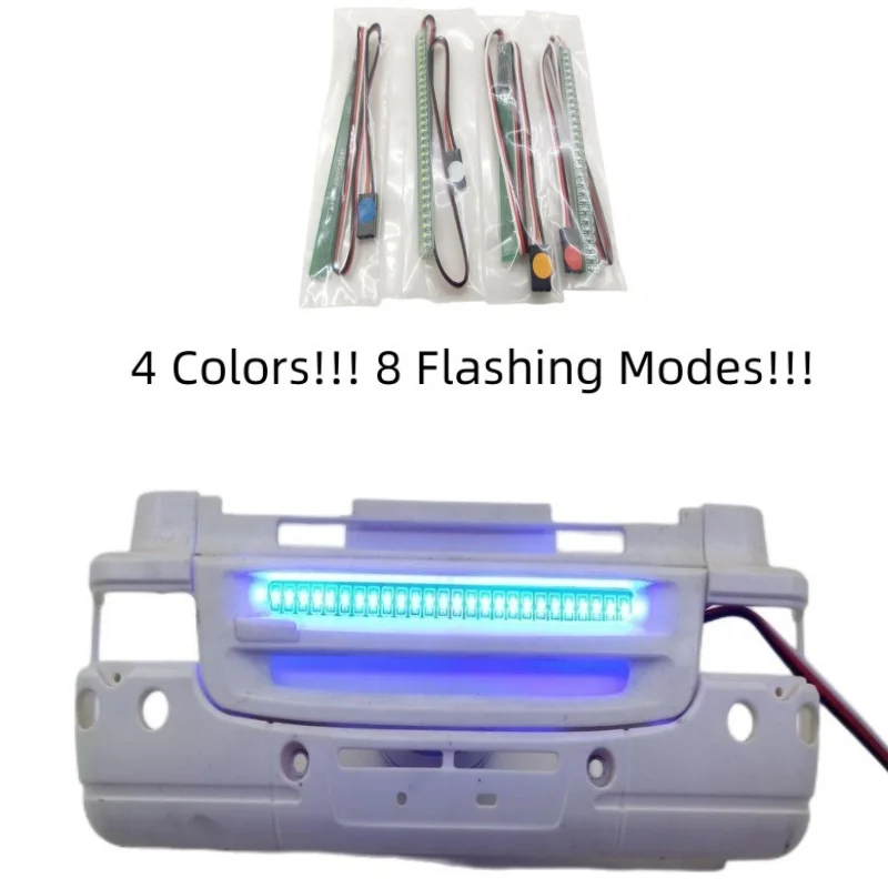 Intake Hook Flash Light for Tamiya 1:14 RC Truck Sca 770s Benz MAN Volvo FH16 Upgrade Parts