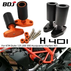 BDJ Husqvarna Vitpilen 401 Duke 125 200 390 Frame Slider Falling Protector Crash Guard Side Bumper For KTM Duke 390 Duke 200