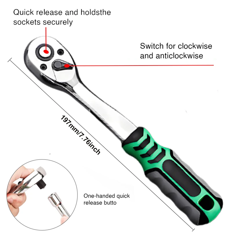 72 Wrench Socket Se…