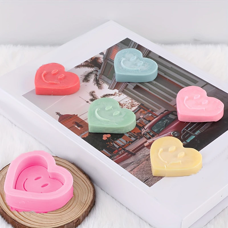 1 piece, Love Smiling Face Silicone Mousse Qi Feng Toast Cake Bread Baking Mold