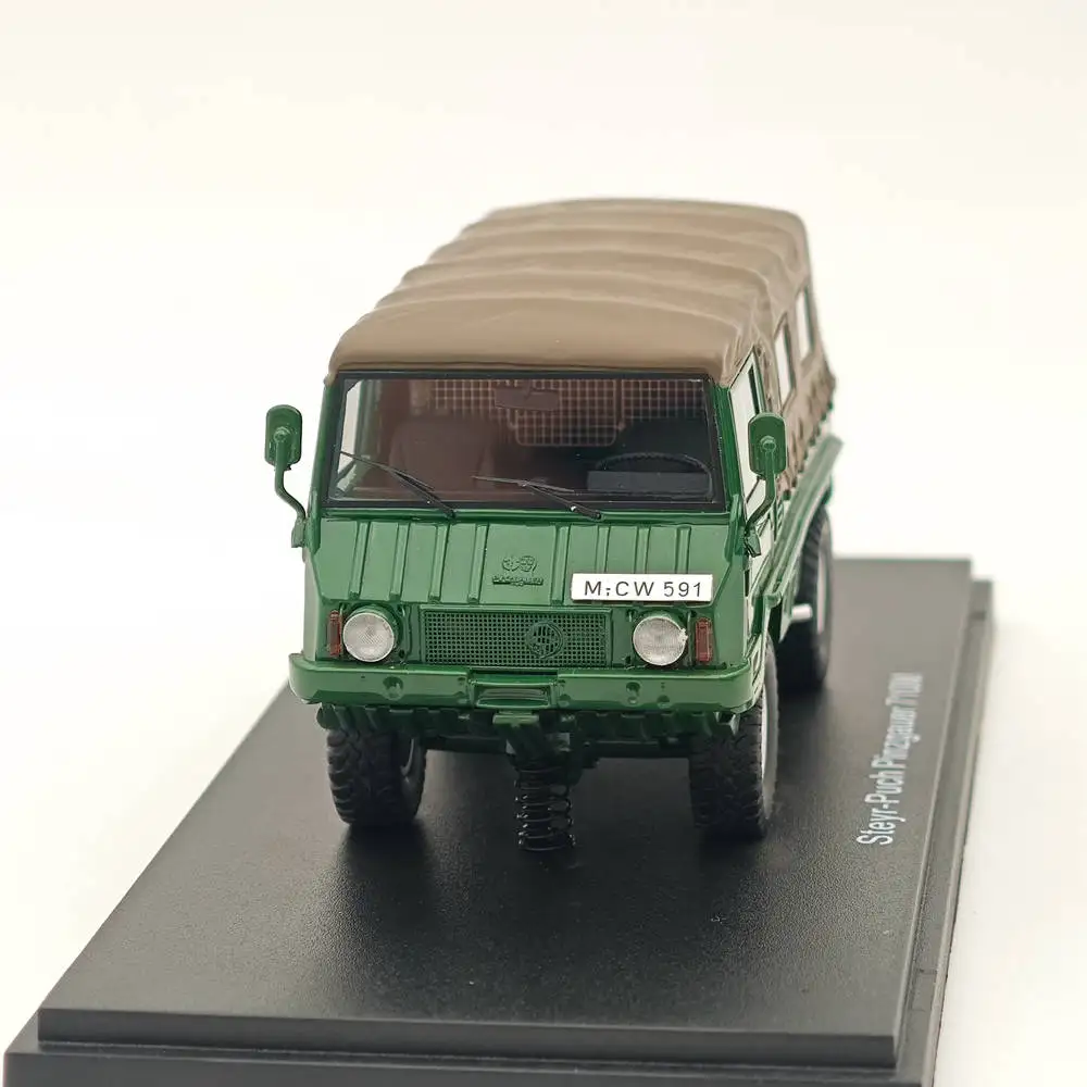 Neo Resina Modelo Carro Colisão, Auto Brinquedos, Presente, Verde, Mais Forte, 1:43 para Steyr-Puch Pinzgauer 710M