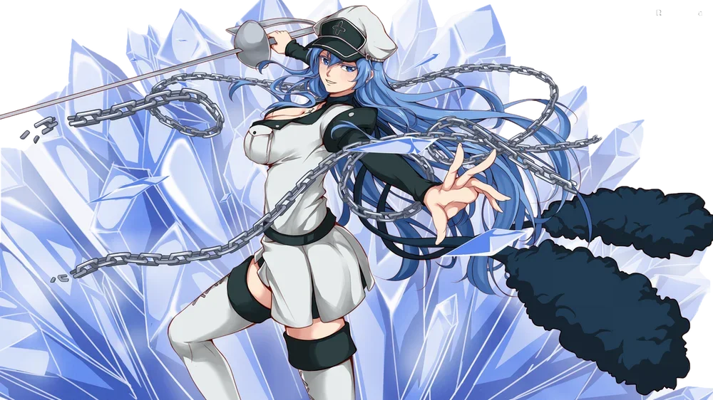 Esdeath V4 Akame Ga Kill Weatherproof Anime Sticker Car Decal 3