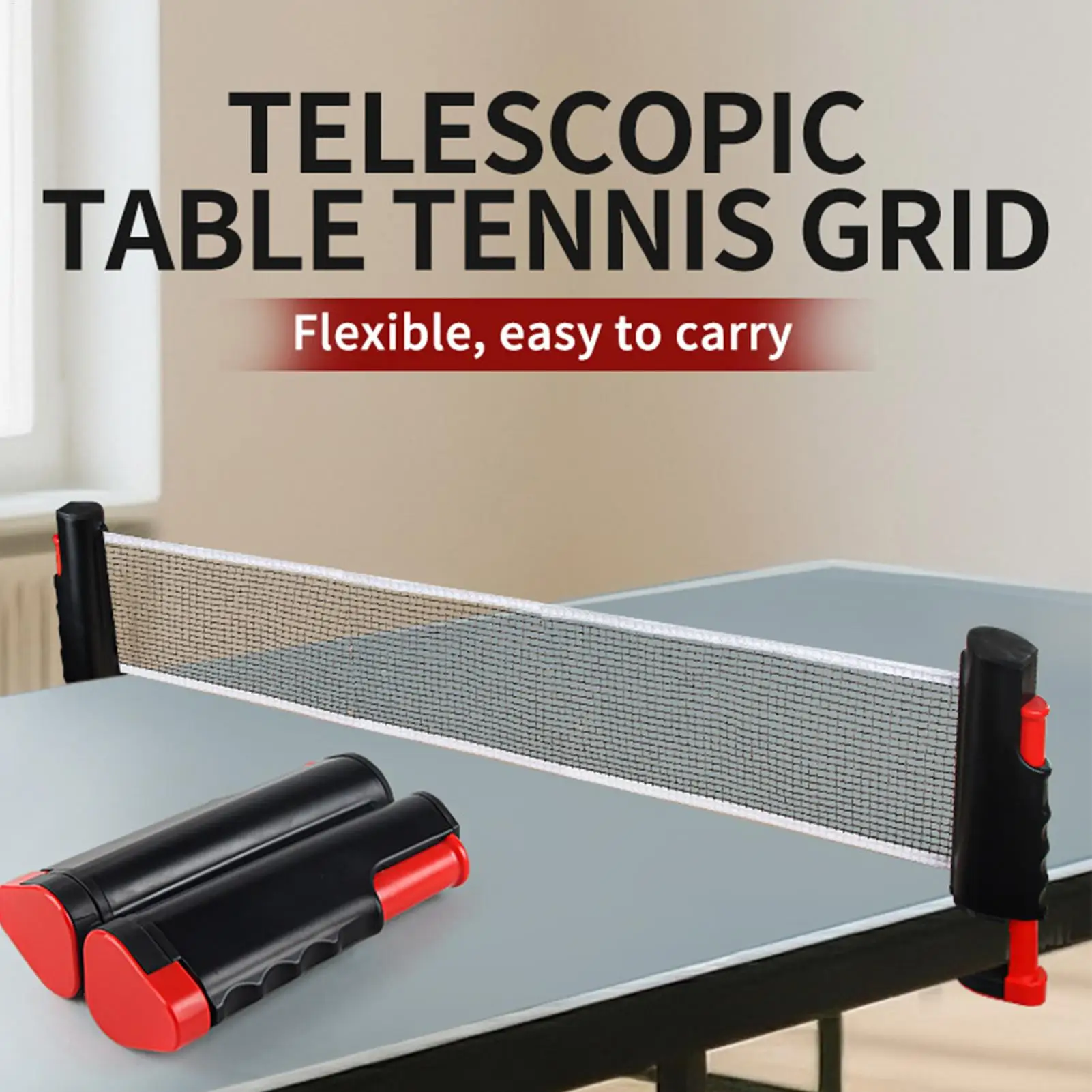 Table Tennis Net Retractable Retractable Equipment Adjustable Tennis Nets And Post For Home Indoor Practice Training Game Play