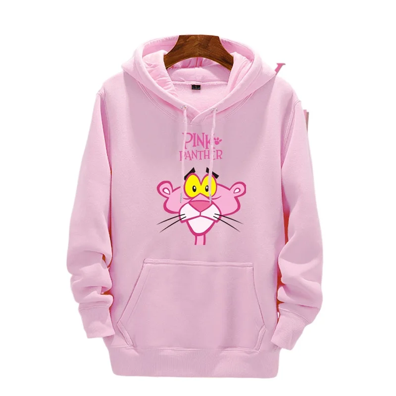 Pink Panther American Cartoon Hooded Sweater Jacket Clothes Hoodie Oversize Design Feeling Loose and Comfortable