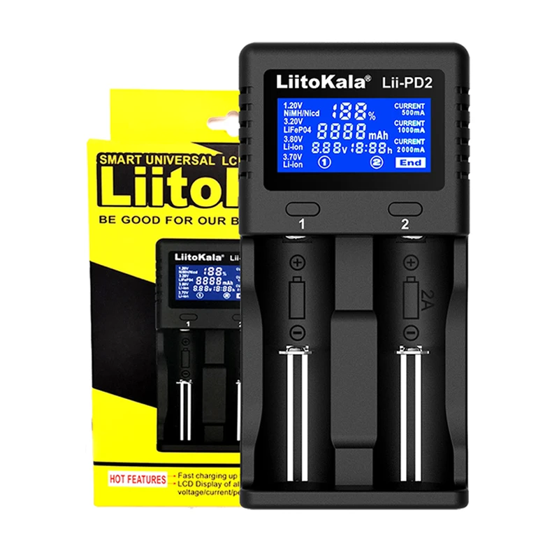 Liitokala Lii-600 Lii-500 Lii-PD4 ładowarkę PD2 3.7V 18650 18350 18500 20700 14500 26650 1.2V AA/AAA NiMH bateria litowa