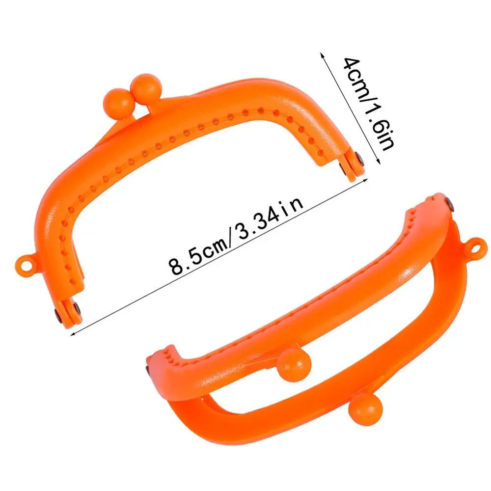 Plastic Handtas Frame Kus Gesp Mini Candy Color Bag Hardware Tas Kus Clasp Lock Bag Frame Gesp Diy Craft