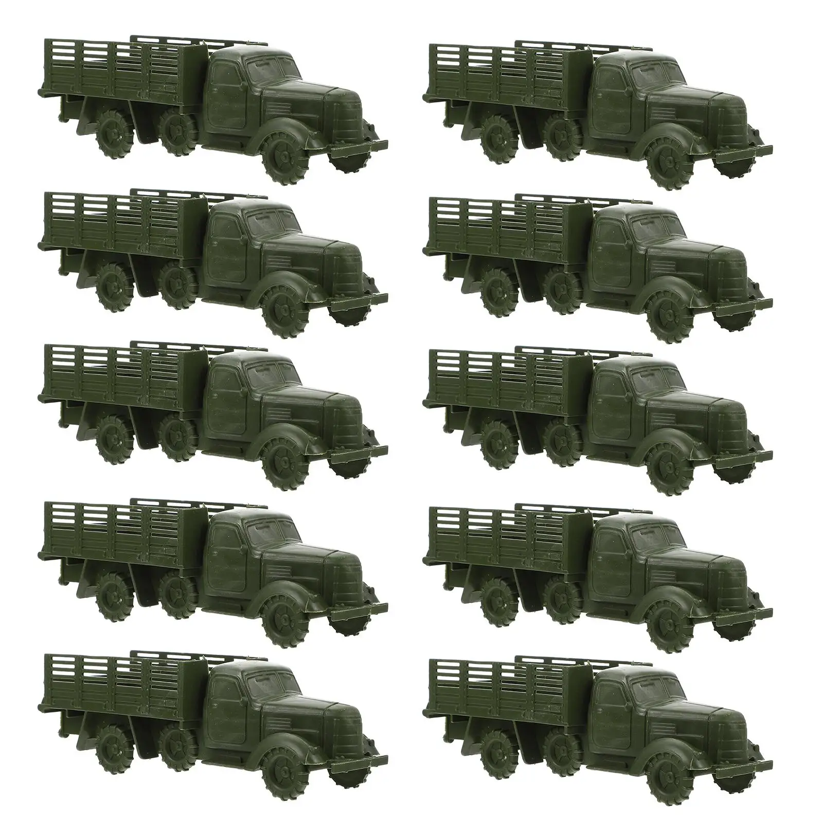 

10 Pcs Truck Model Toy Lightweight Compact Kids Educational Playthings Vehicle Models Remote Control Car Gifts