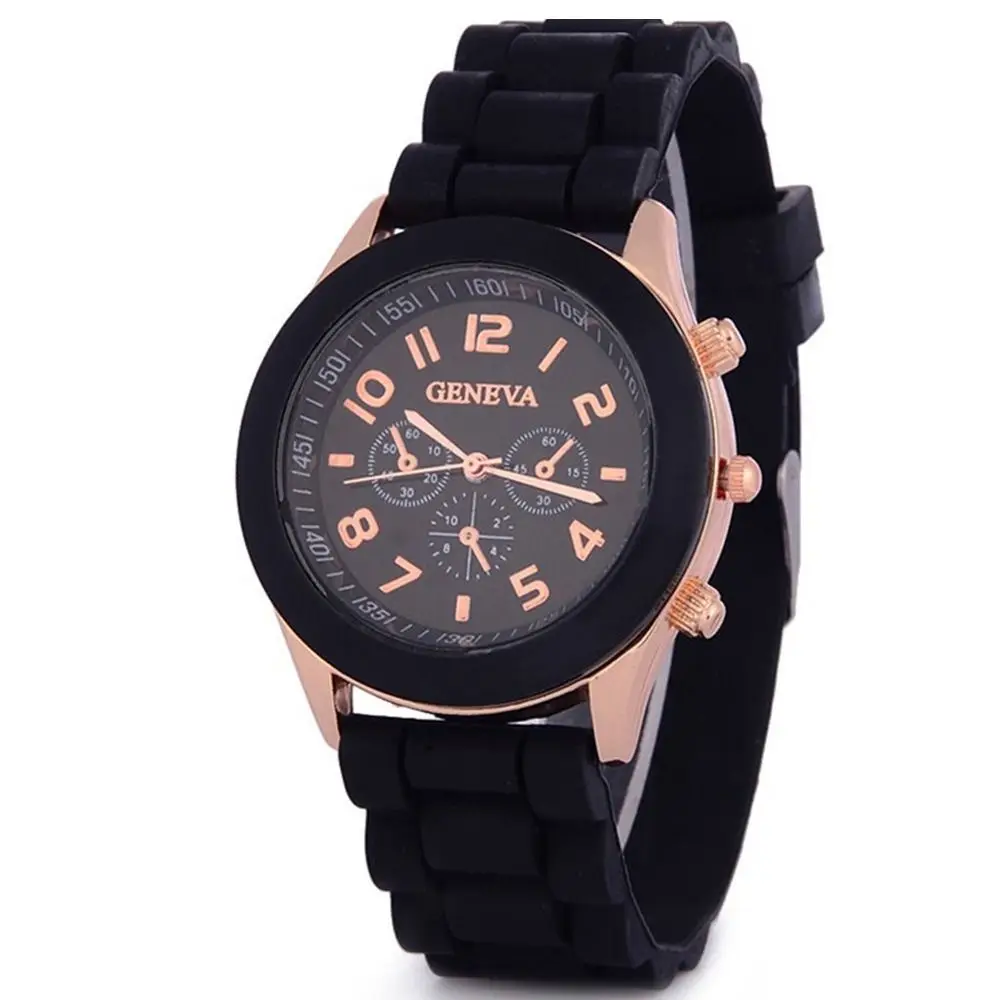 New Silicone Strap Quartz Wristwatches Simple Sports Electronic Watch Casual Women Wrist Watches