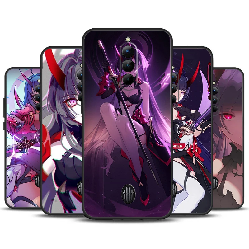 Herrscher of Thunder Honkai Impact 3 Case For ZTE Nubia Red Magic 8S Pro 9 Pro Plus RedMagic 8 Pro 7 7S 6 6S Pro 5S 5G 6R Cover