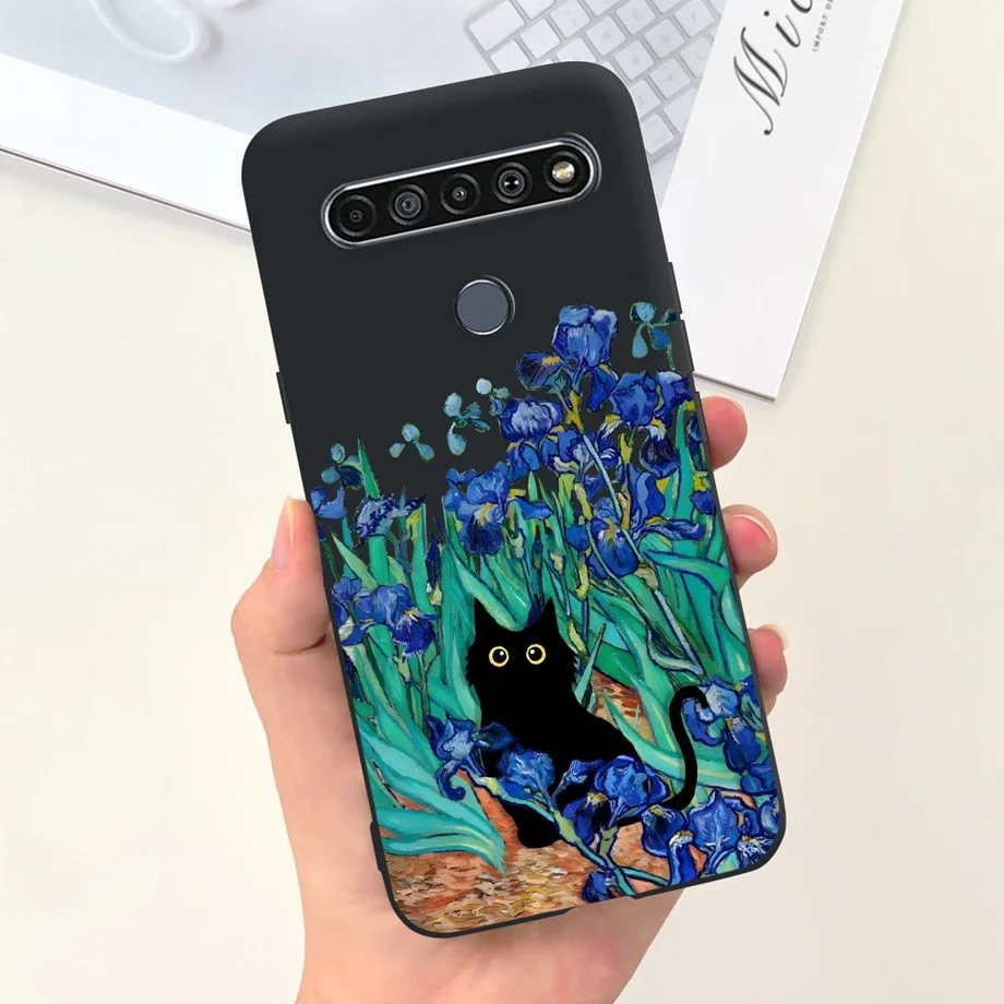 For LG K41s LG K51s 2020 Phone Case Soft Matte Silicone Capa For LGK41S LGK51s Funda Goothic Style Cartoon Back Cover