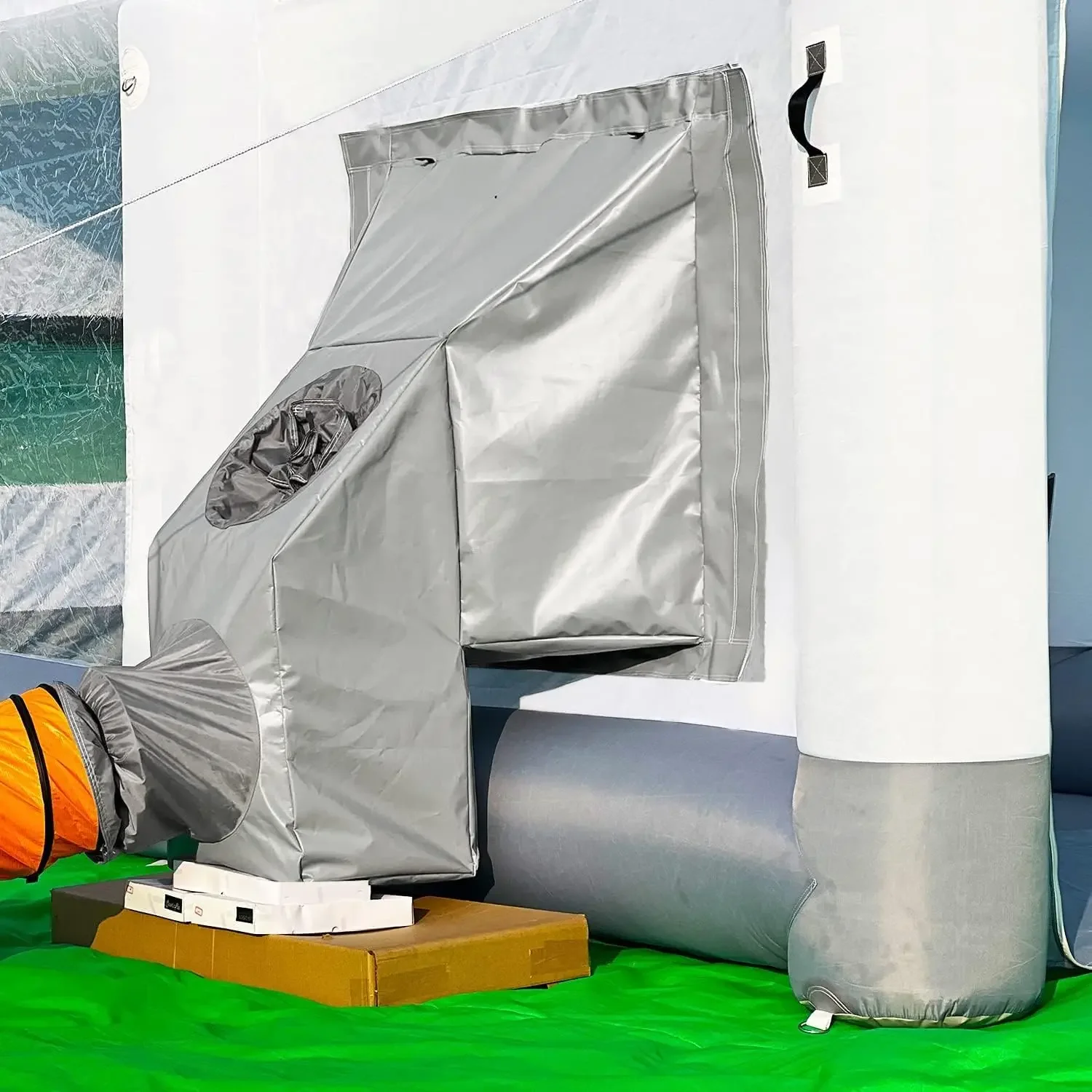 Portable Inflatable Paint Booth Air Draft Device(Patent Applied) - Elephant Trunk Only Applicable to Inflatable Paint