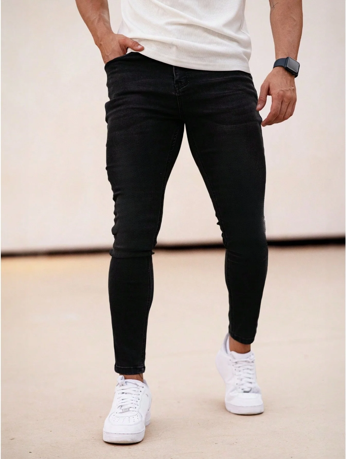 

1 Piece Men Slim Fit Jeans Fashion Retro Style Perfect Gift for Husband Boyfriend