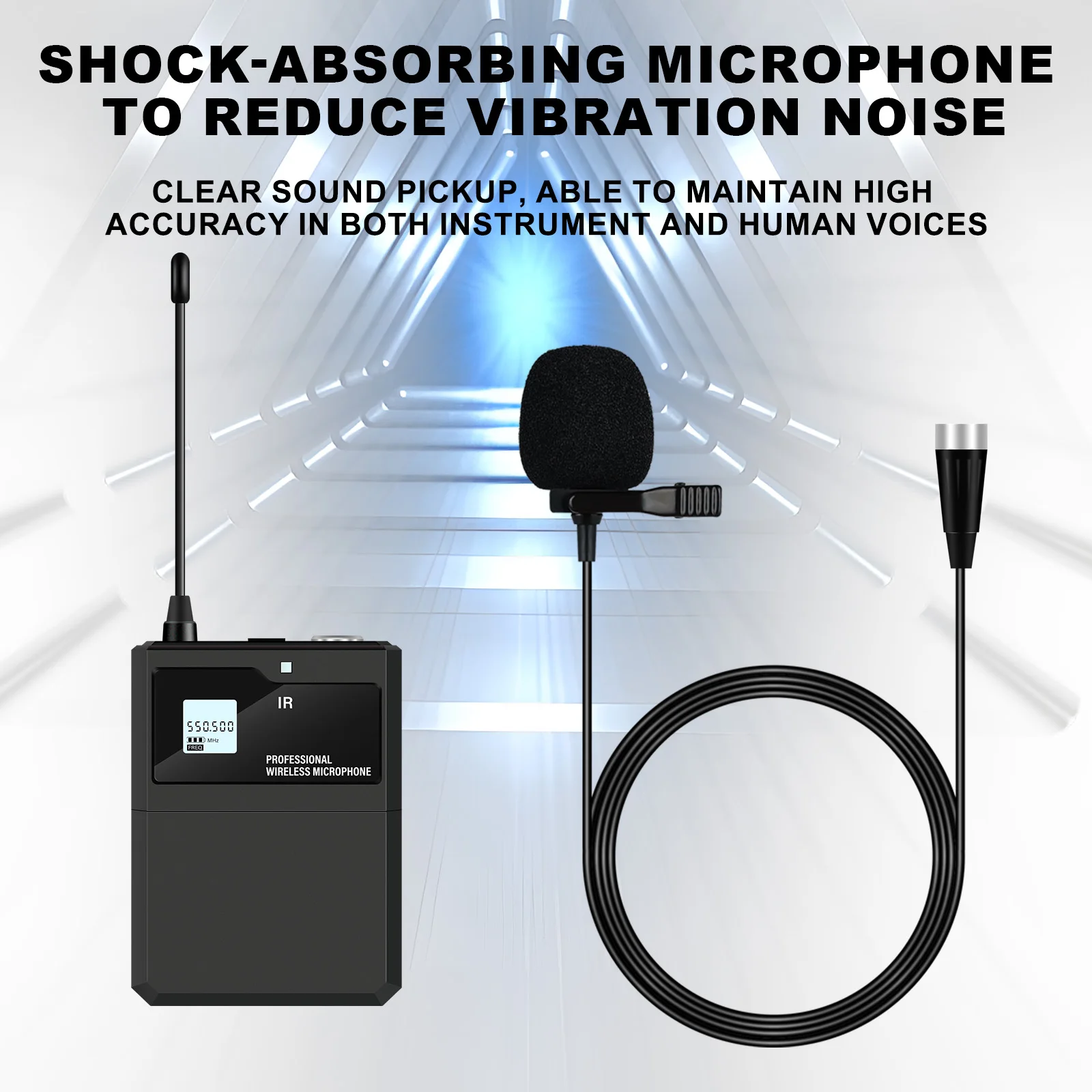 Professional Wireless Instruments Saxophone Microphone Lapel Microphone For Violin, Cello, Brass Percussion Mic view 5