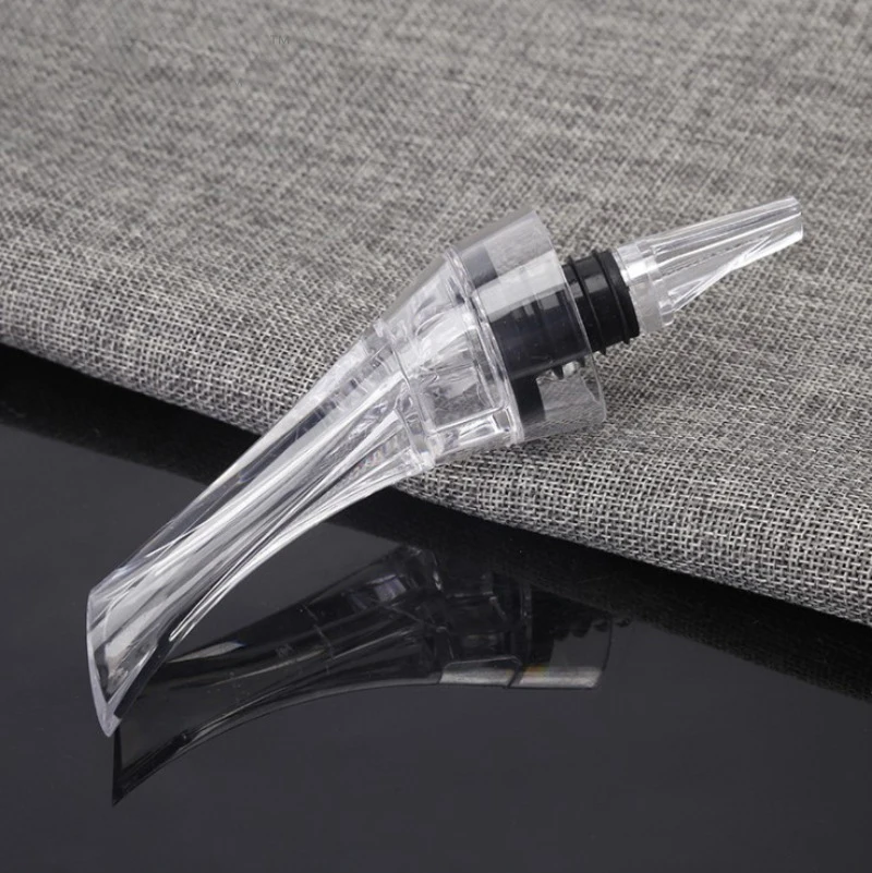 الاكريليك النبيذ مهوية المدفق قسط التهوية المدفق إناء نبيذ أحمر غطاء صنبور سدادة زجاجة الفم موزع الدورق صنبور