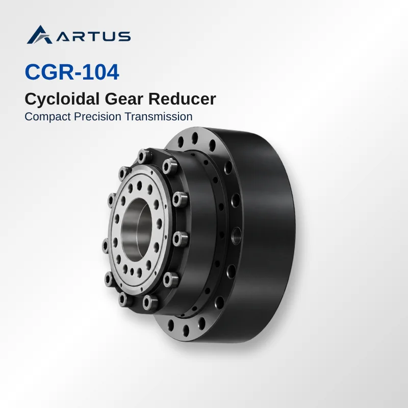 104mm Precision Cycloidal Gear Reducer 90Nm 130Nm Low Backlash Gearbox CGR-104 For Robotics Automation Servo Motor
