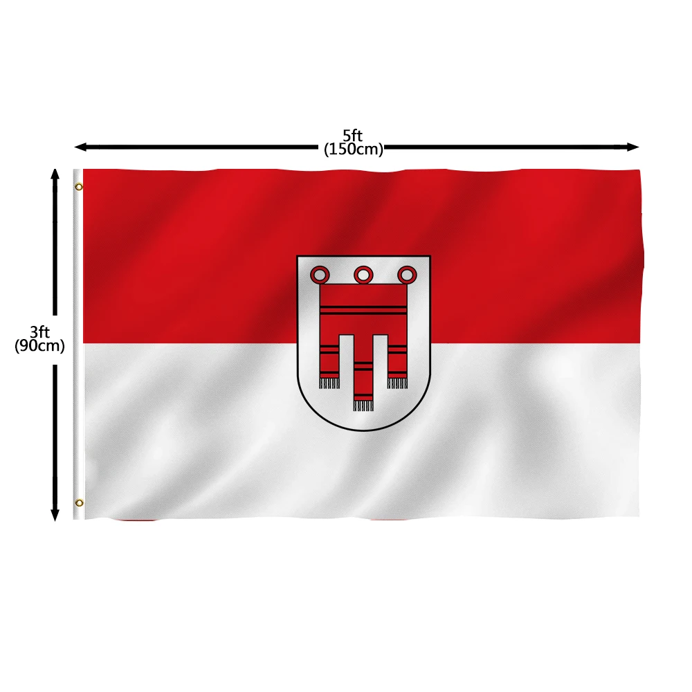 Flagnshow 100% Polyester Vorarlberg Flags