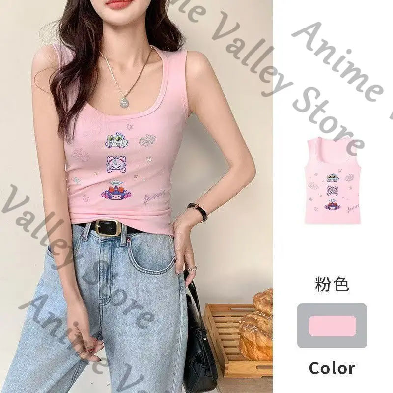 Anime Zenless Zone Zero Angels of Delusion Cosplay Sleeveless Garment Camisole Cartoon Vest Waistcoat Tank Top Gilet Costumes