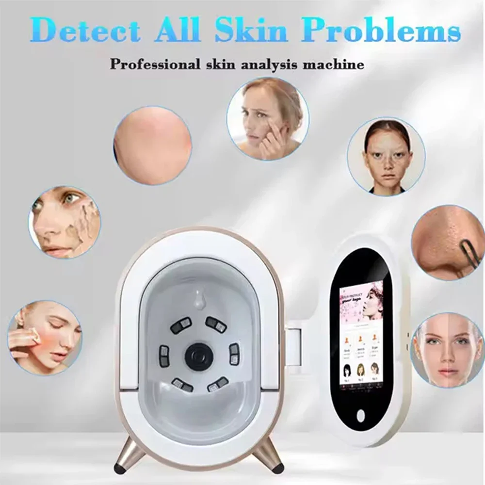 3D Facial Skin Analyzer Machine Professional Skin Diagnosis Moisture Oil Detection Digital Skin Scanner