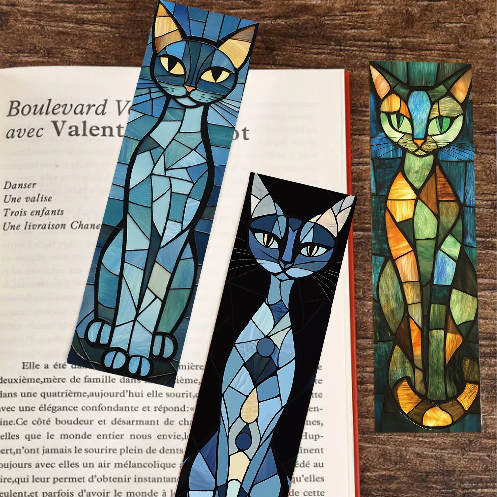 30/60PCS Elegante Gatto Segnalibro Pagine di Lettura Libro Studente Regali Del Fumetto Pagina Streetwear Segnalibri Carte Regalo Creativi Segnalibri