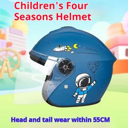 Children'S Electric Bicycles Electric Scooters Helmets For Boys And Girls Baby Cartoon All Season Universal Cute Head Decoration