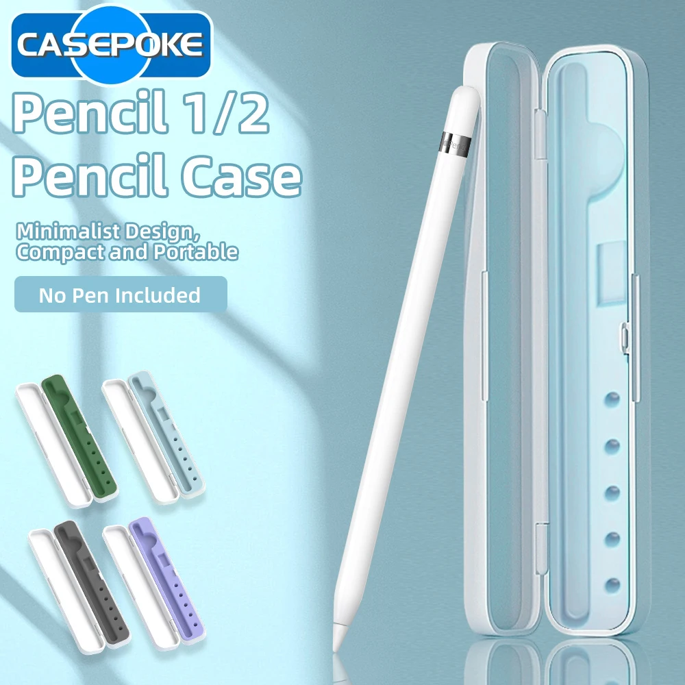 

2025 New Portable Protection Pencil Case for Apple Pencil iPad 1/2 Gen Case Storage Box Pouch iPad Pen Holder Nib Stylus Cover
