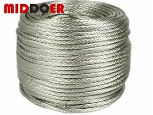 Tin-plated copper stranded flexible round grounding cable, used for electrical transformer connections